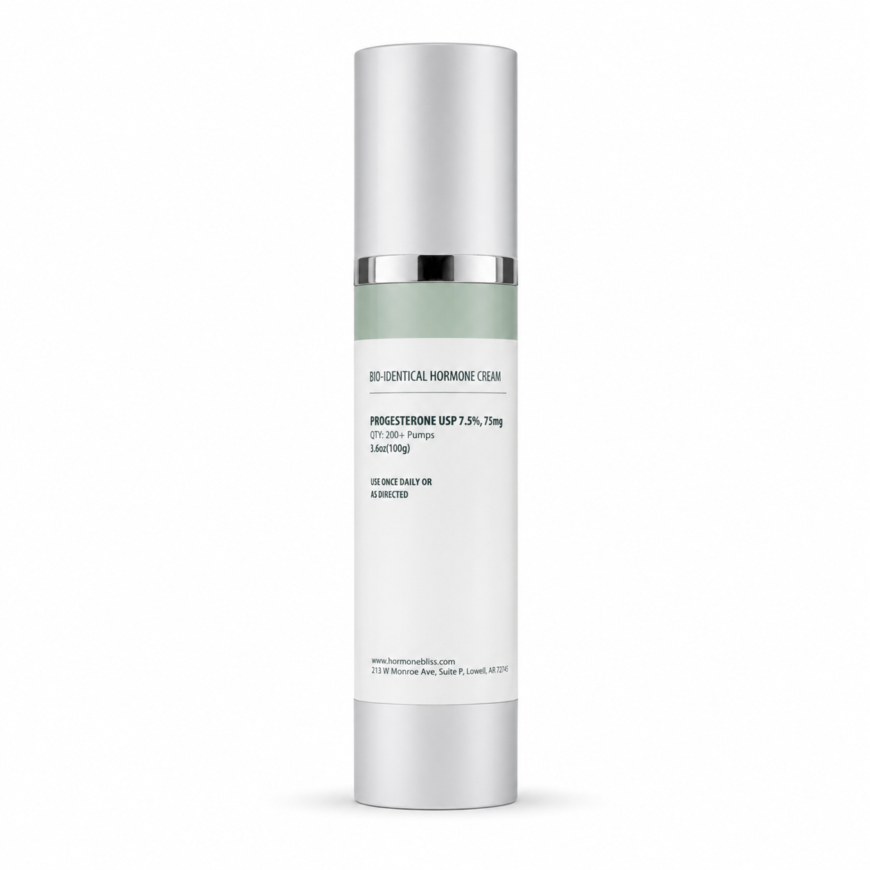 Progesterone 75 mg pump bottle